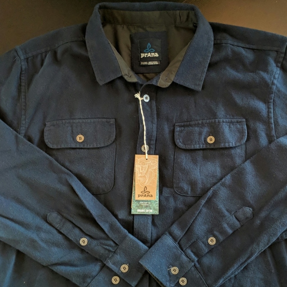 NWT Prana Long Sleeve Button Up